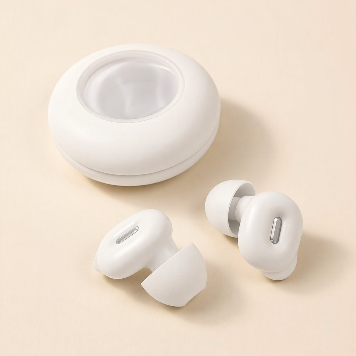 Silicone soundproof earplugs described for sleep, swimming, and noise reduction - view 5