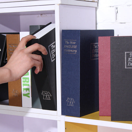 Source Book safety box English dictionary book safe medium car storage box one-piece delivery - image 2