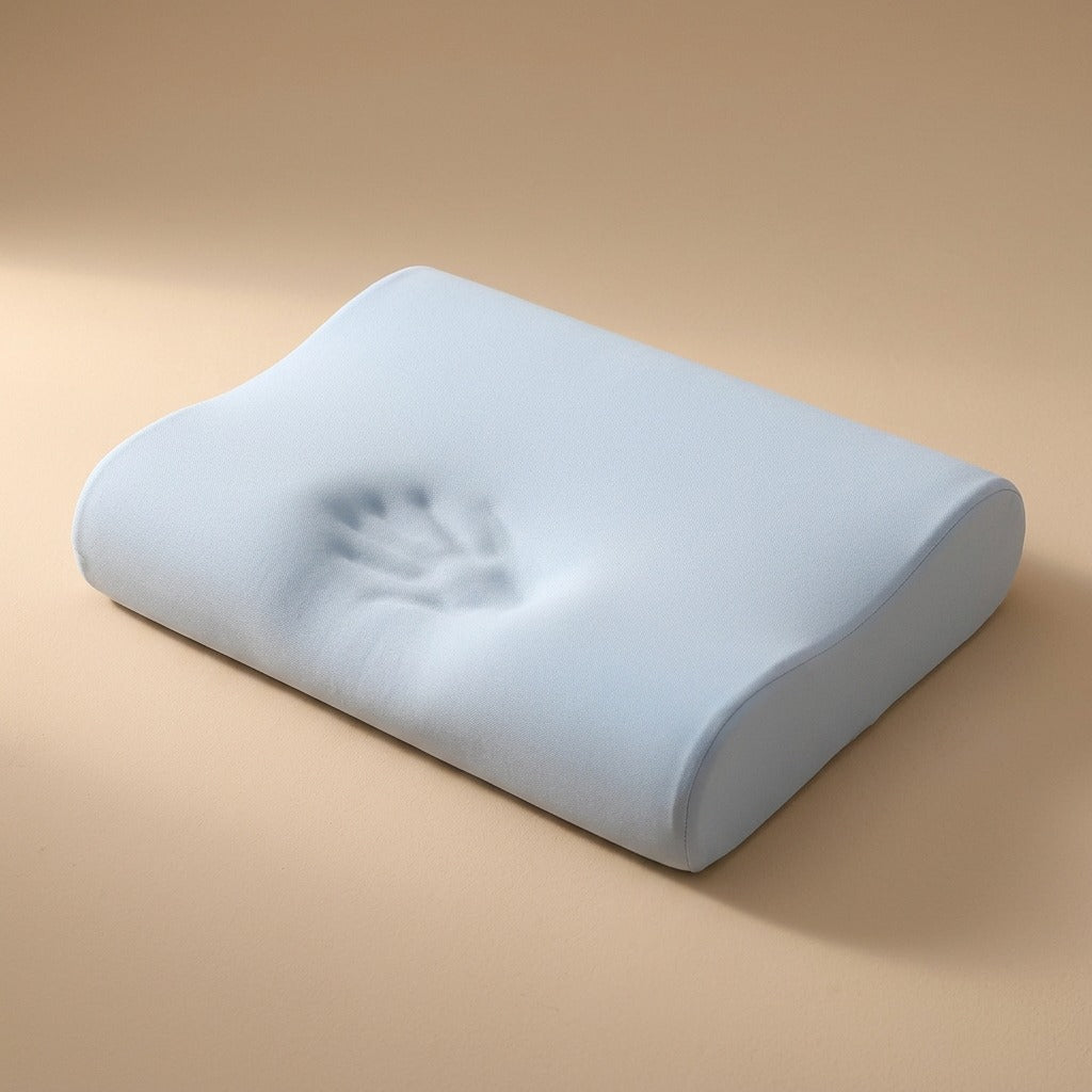 Densefoam™ 50D Memory Foam Pillow, material and detail close-up