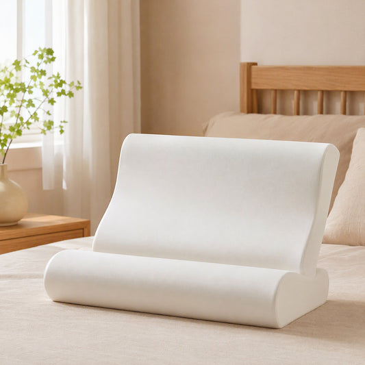 Cloudnook™ Memory Foam Neck Pillow in a calm home setting
