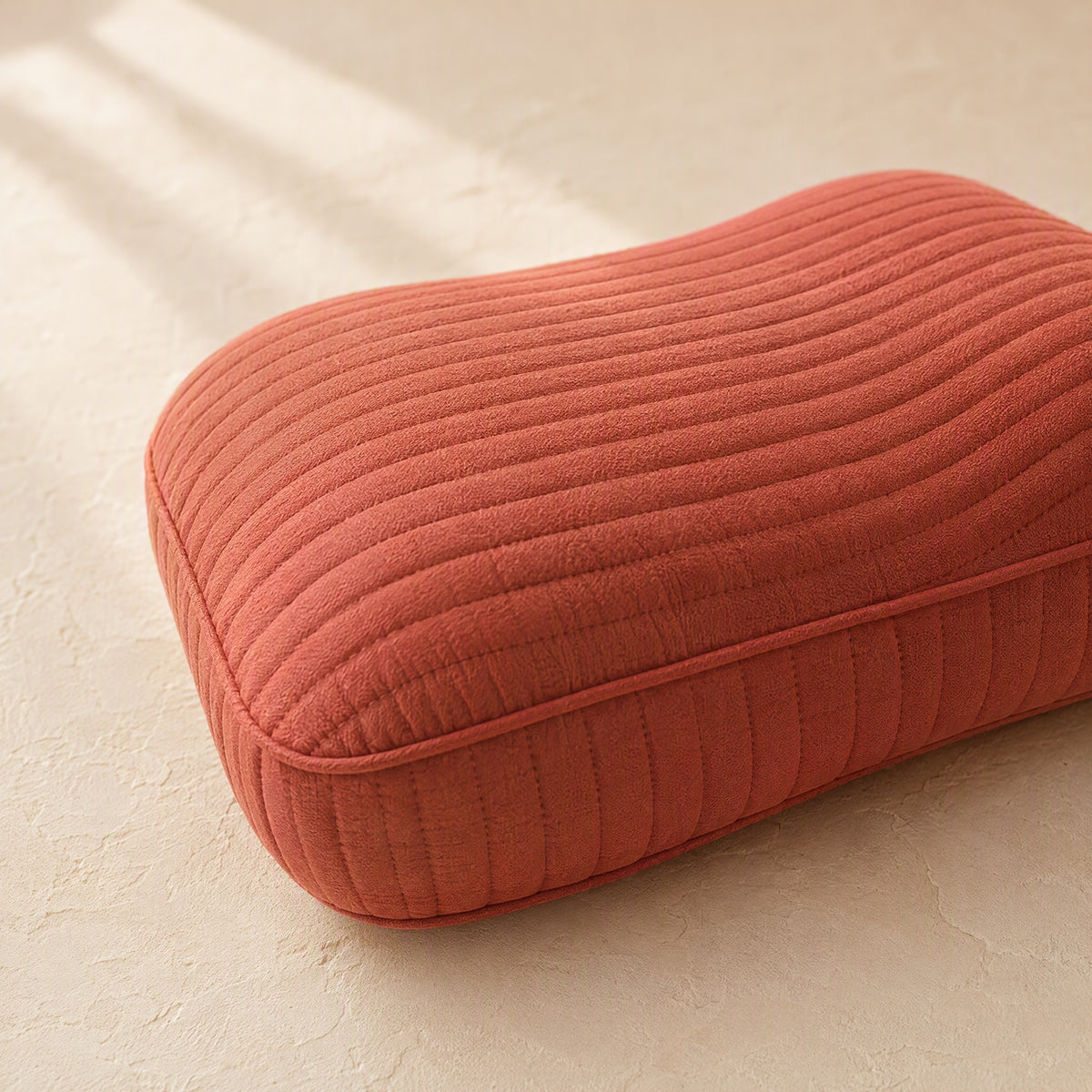 Buckwheat™ Buckwheat Hull Neck Support Pillow, material and detail close-up