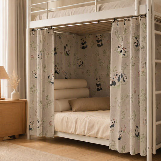 Bunkshade™ Non-Woven Bunk Bed Blackout Curtain, styled close view