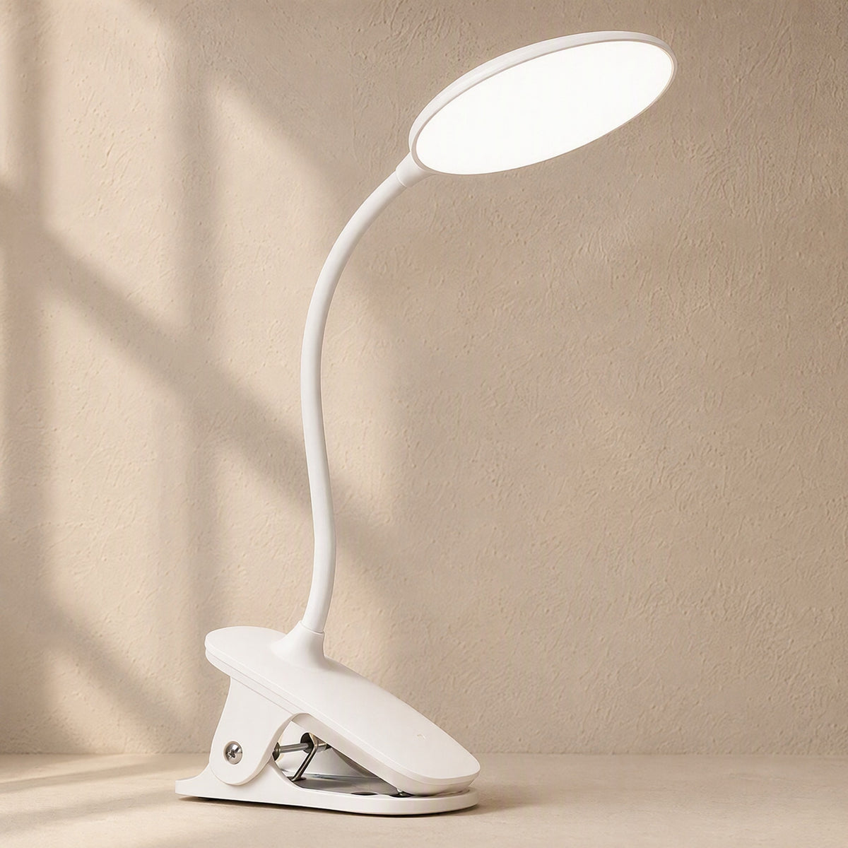 Cliplume™ Clip-On LED Desk Lamp, material and detail close-up