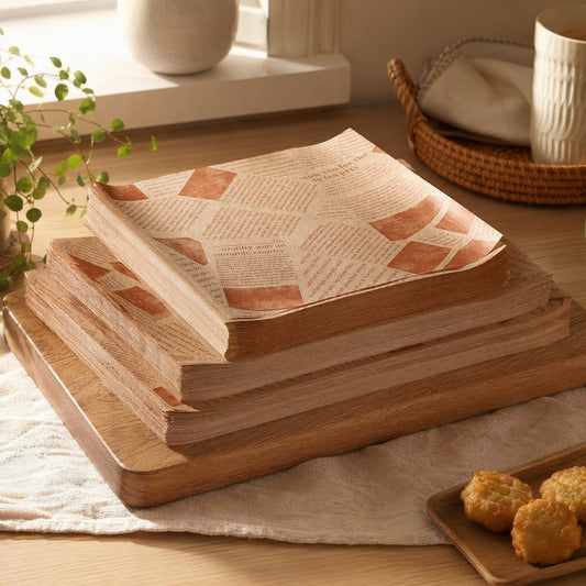 Pulppan™ Raw Wood Pulp Baking Paper in a calm home setting