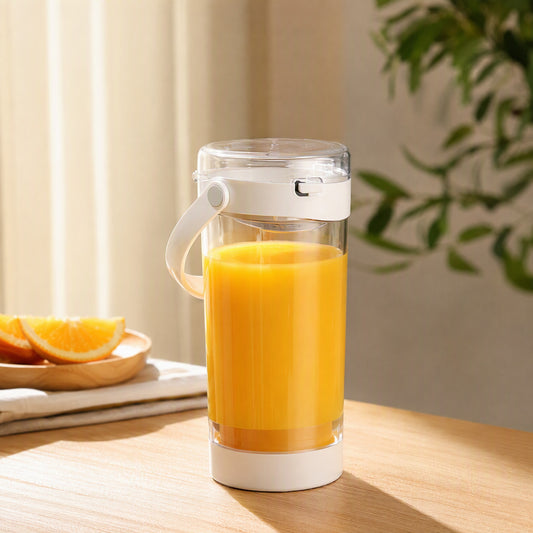 Mixglance™ Digital Display Juice Cup, styled close view