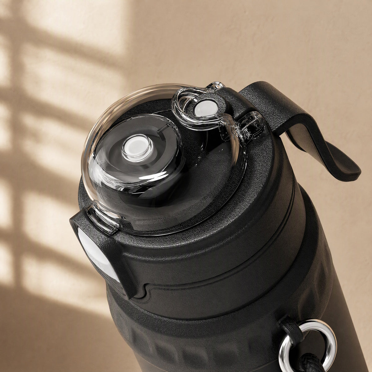 Steelgulp™ 316 Stainless Steel Sports Water Bottle, material and detail close-up