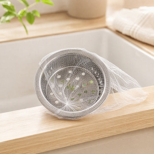 Siftweave™ Polyester Kitchen Sink Mesh Filter in a calm home setting
