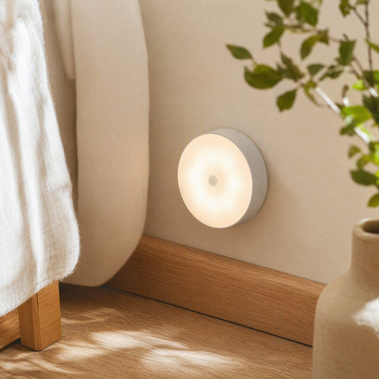 Neargleam™ Human Body Induction LED Night Light in a calm home setting