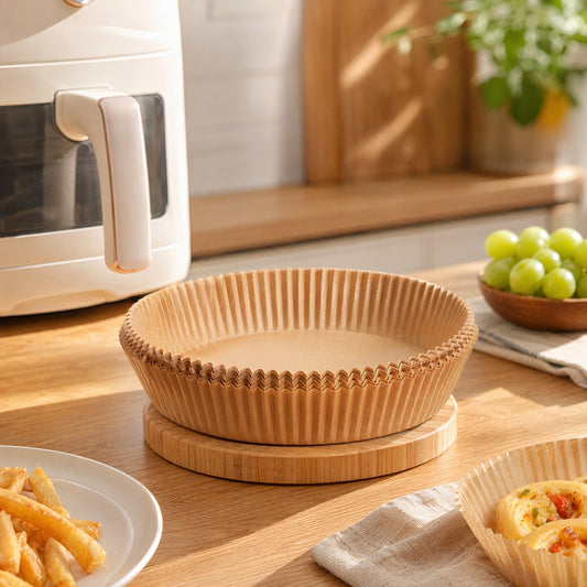 Crumbveil™ Air Fryer Baking Paper in a calm home setting