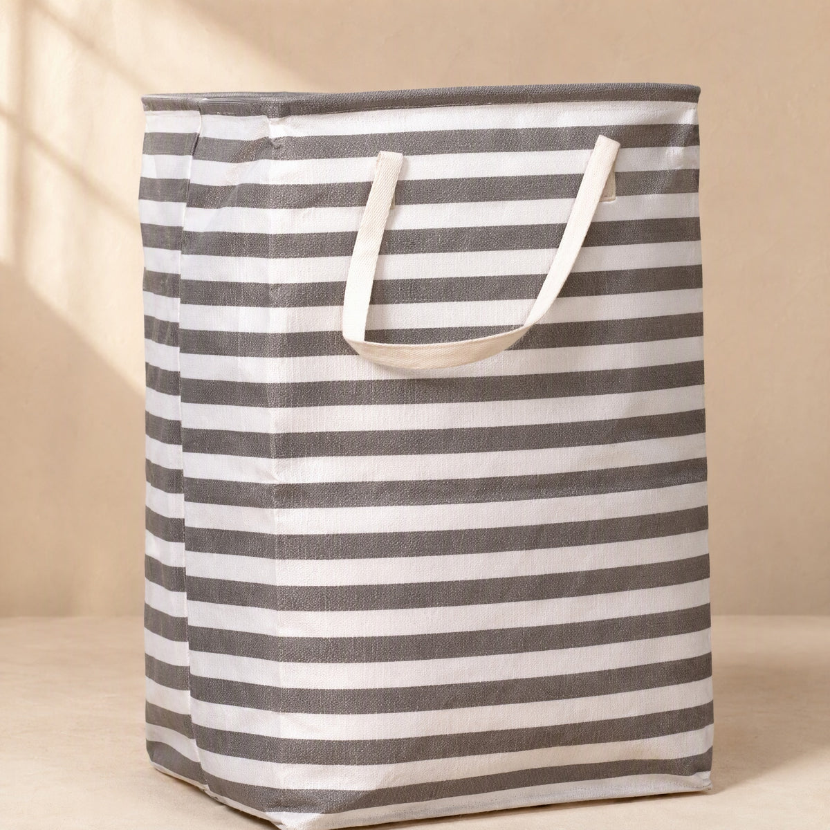 Washnest™ Canvas Laundry Storage Basket, material and detail close-up