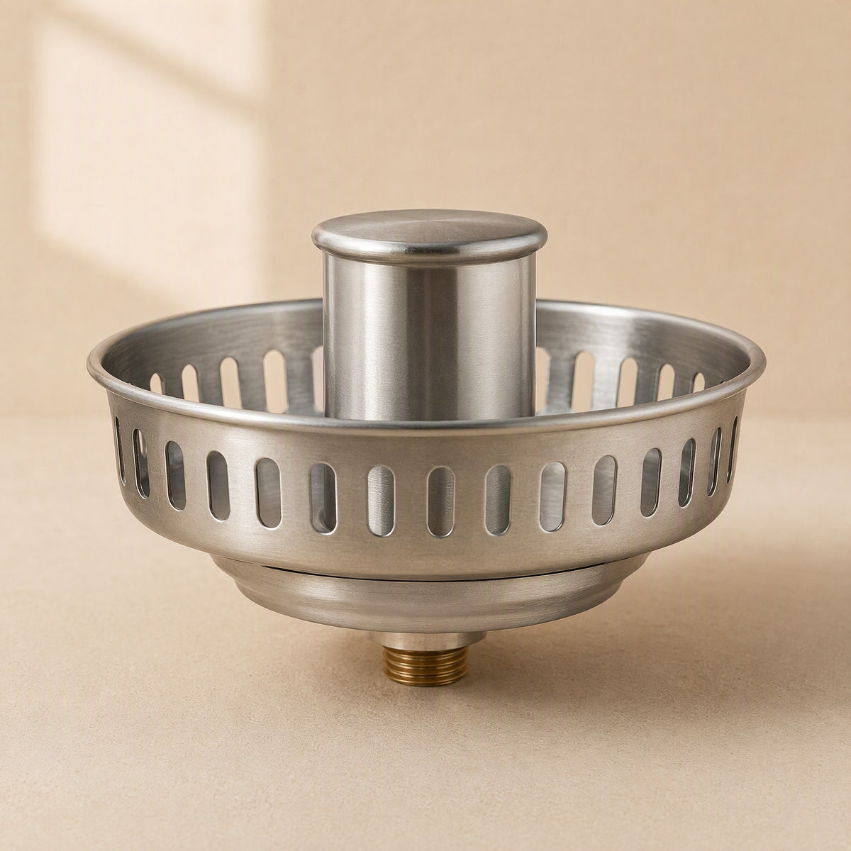 Sinkcatch™ Stainless Steel Sink Filter Basket, material and detail close-up