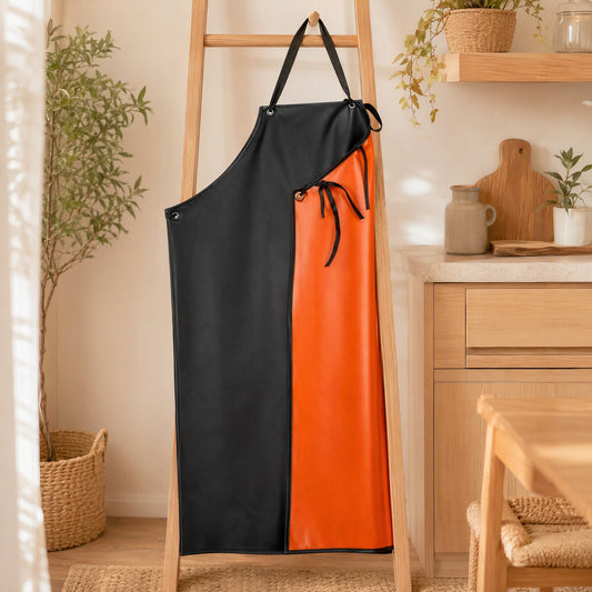 Splashbib™ PVC Waterproof Apron in a calm home setting
