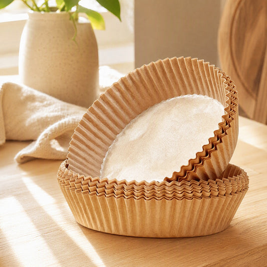 Fryliner™ Silicone Oil Air Fryer Paper in a calm home setting