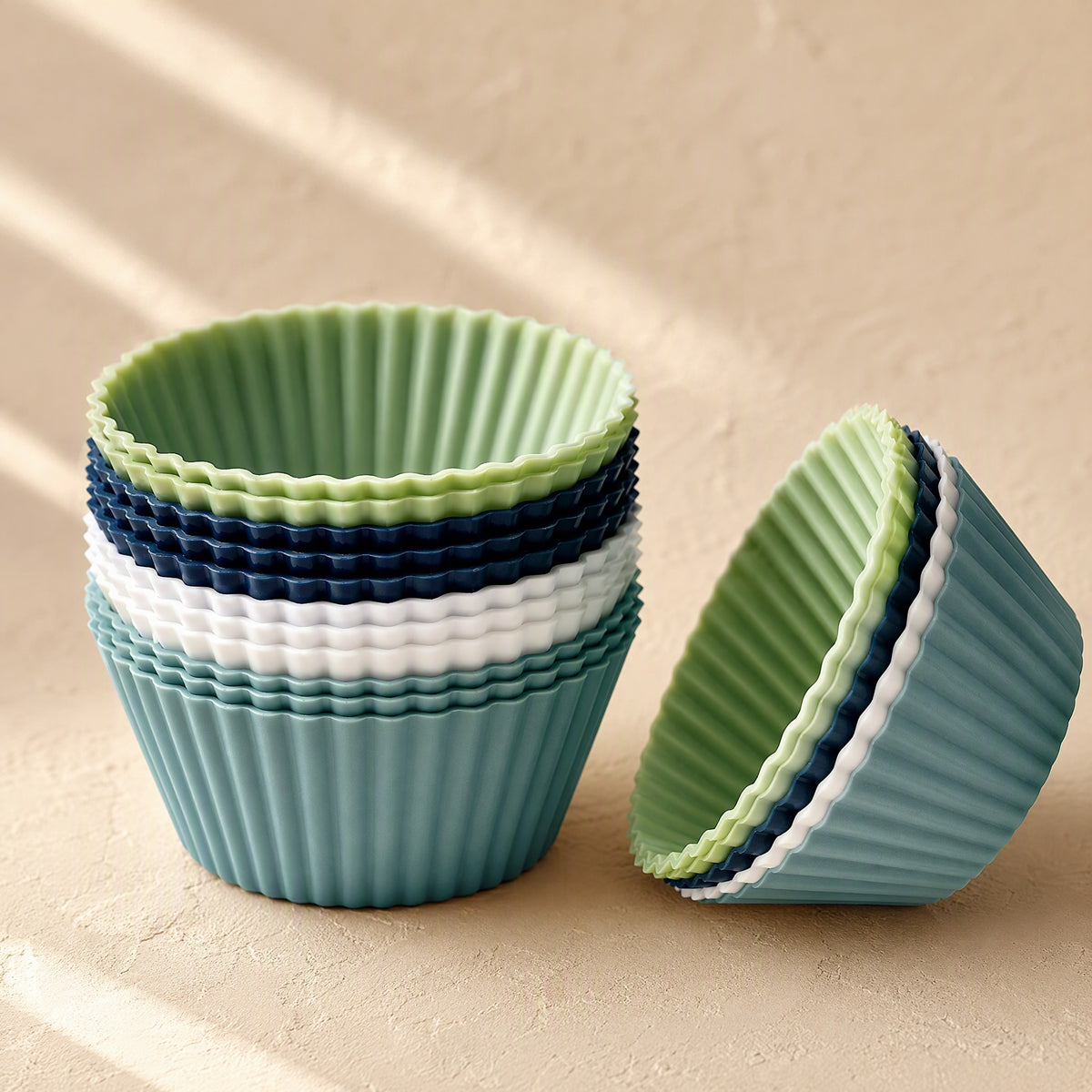 Cupbake™ Silicone Muffin Cups, material and detail close-up