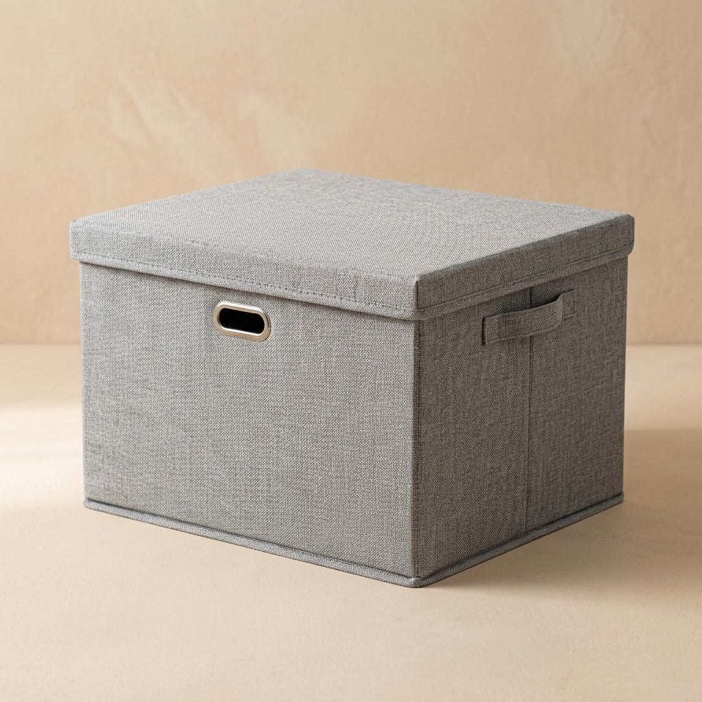 Foldcloth™ Foldable Cloth Storage Box, material and detail close-up