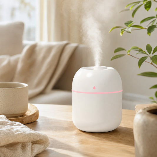 Deskmist™ USB Office Desk Humidifier in a calm home setting