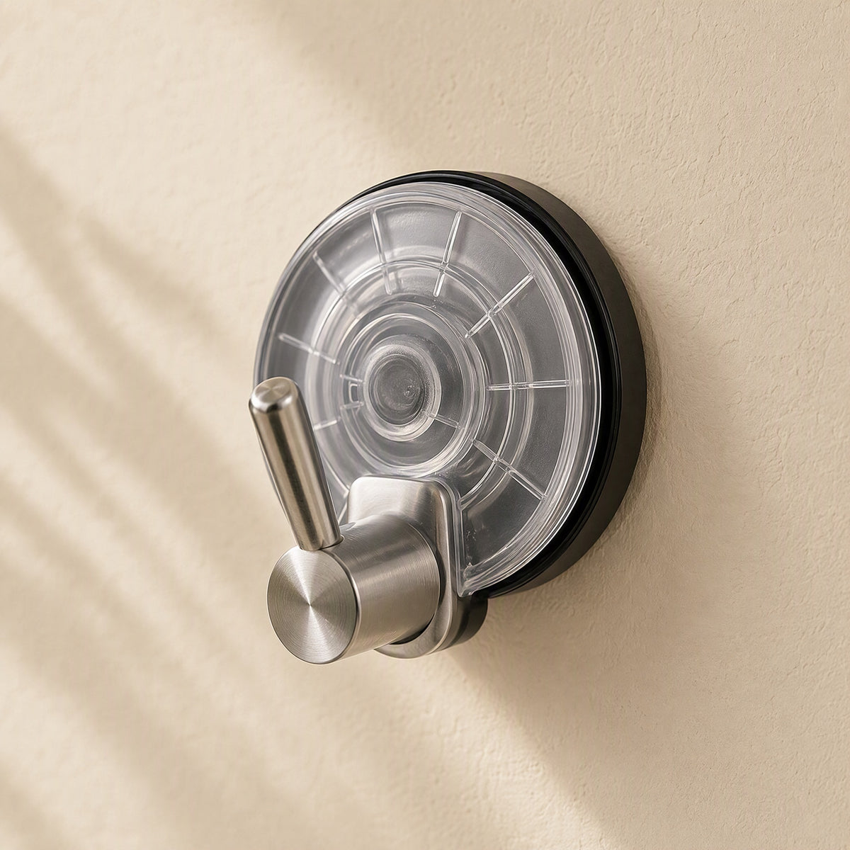 Clingpeg™ Stainless Steel Suction Cup Hook, material and detail close-up