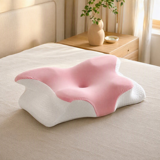 Wingloft™ Butterfly Memory Foam Pillow in a calm home setting