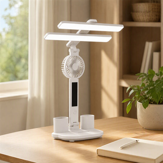 Touchglint™ Touch LED Table Lamp in a calm home setting