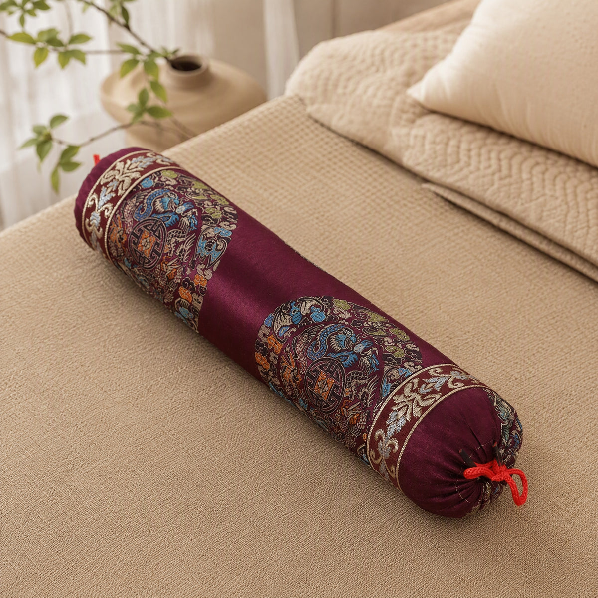 Hawrest™ Hawthorn Seed Pillow Set, styled close view