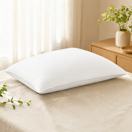 Huskliner™ Buckwheat Pillow Inner Liner Cover in a calm home setting