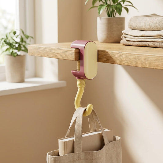 Pegperch™ Wall-Mounted Storage Hook in a calm home setting
