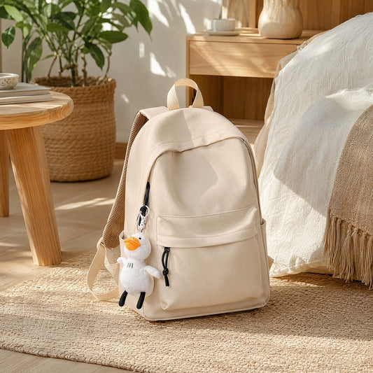 Booktrail™ Oxford Fabric School Backpack in a calm home setting