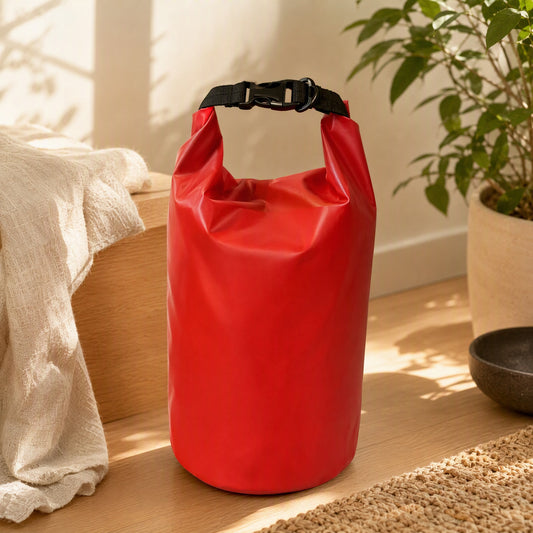 Pailguard™ PVC Waterproof Bucket Bag in a calm home setting
