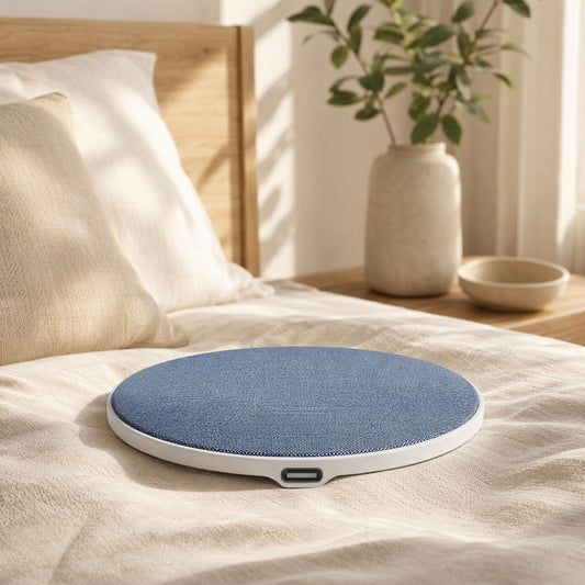 Pillowisp™ Ultra-Thin Bluetooth Pillow Speaker in a calm home setting