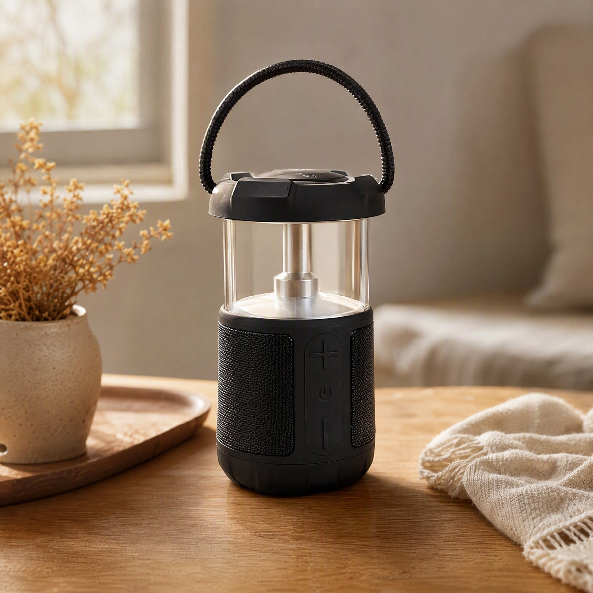 Campchime™ Bluetooth Camping Light Speaker, styled close view