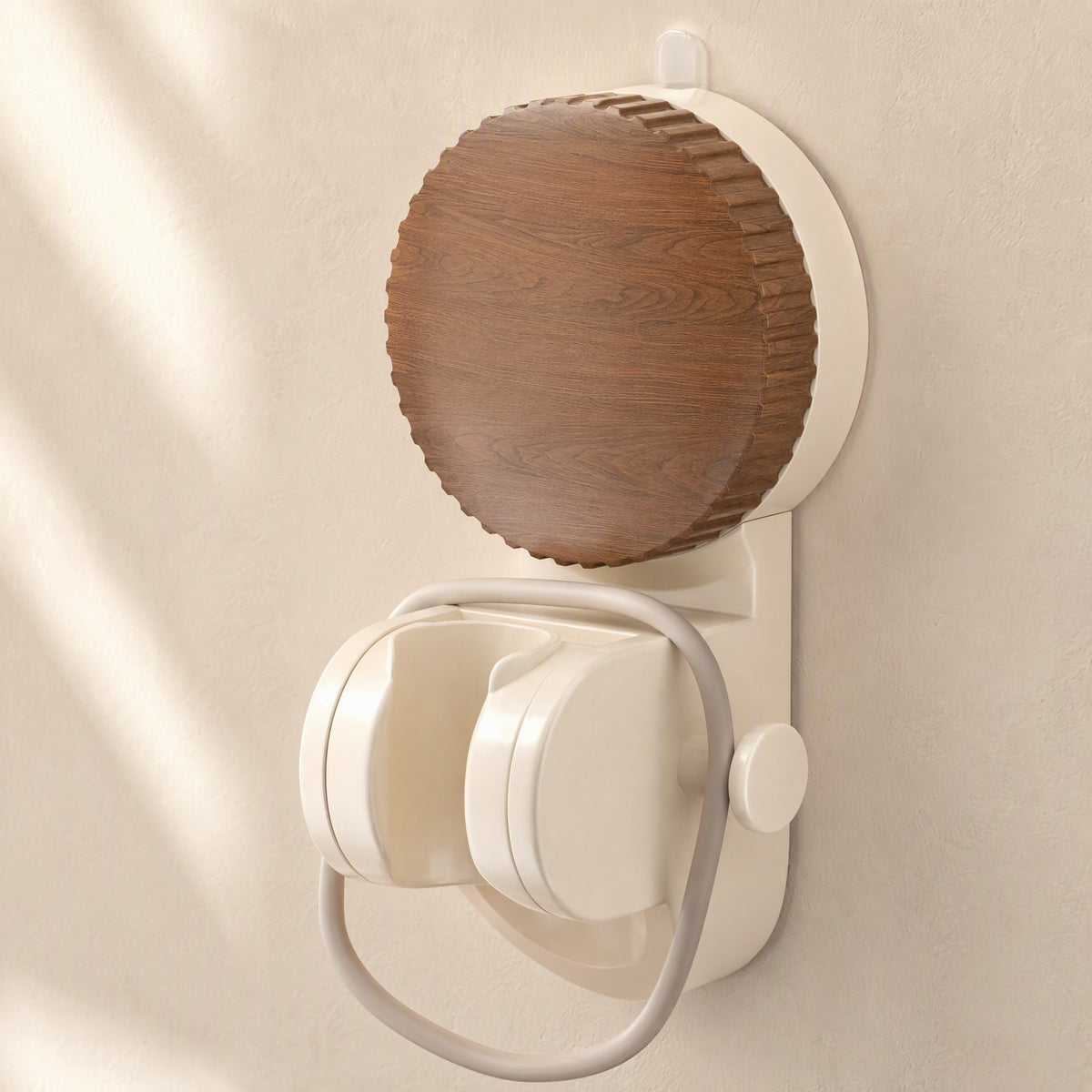 Tiltcling™ Adjustable-Angle Suction Cup Shower Holder, material and detail close-up