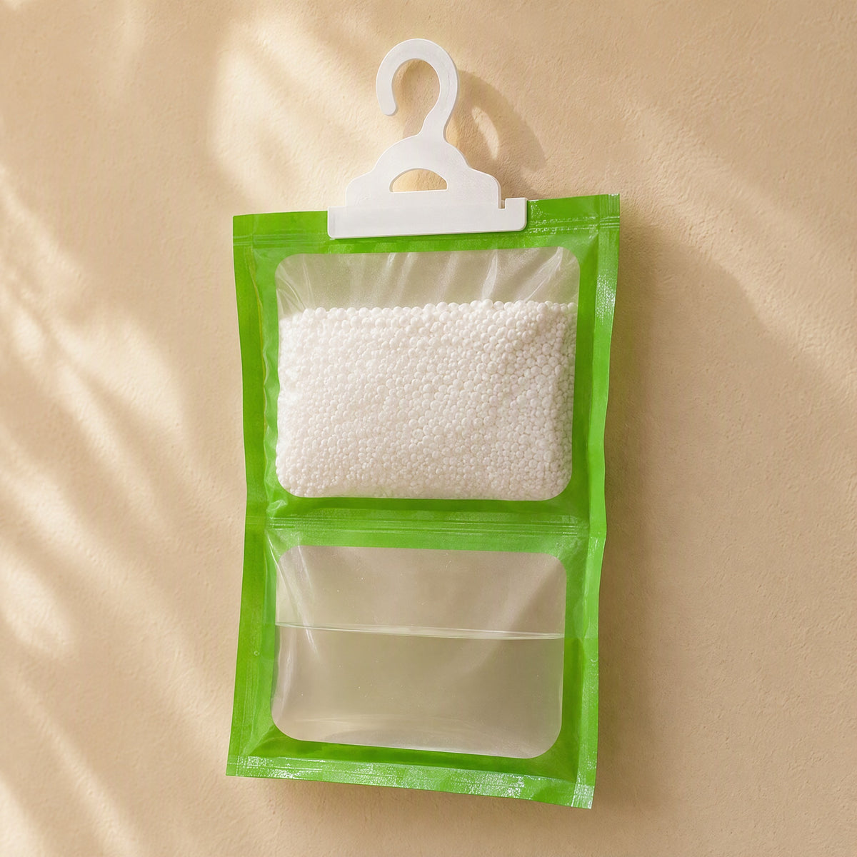Dewdrain™ Hanging Dehumidification Bag, material and detail close-up