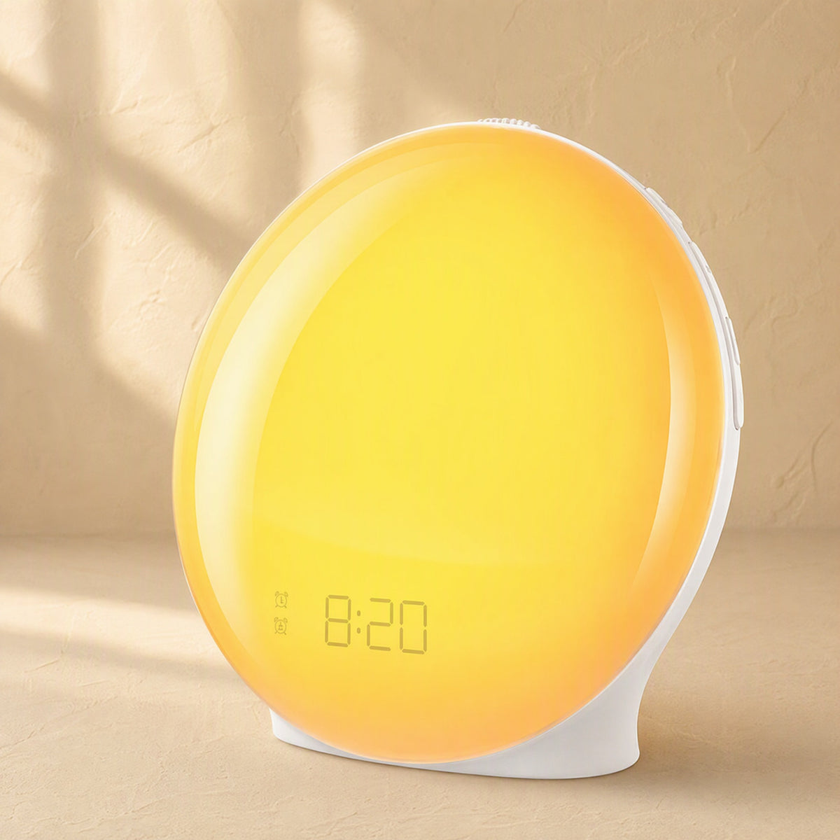 Dawnhush™ Sunrise Simulation White Noise Night Light, material and detail close-up
