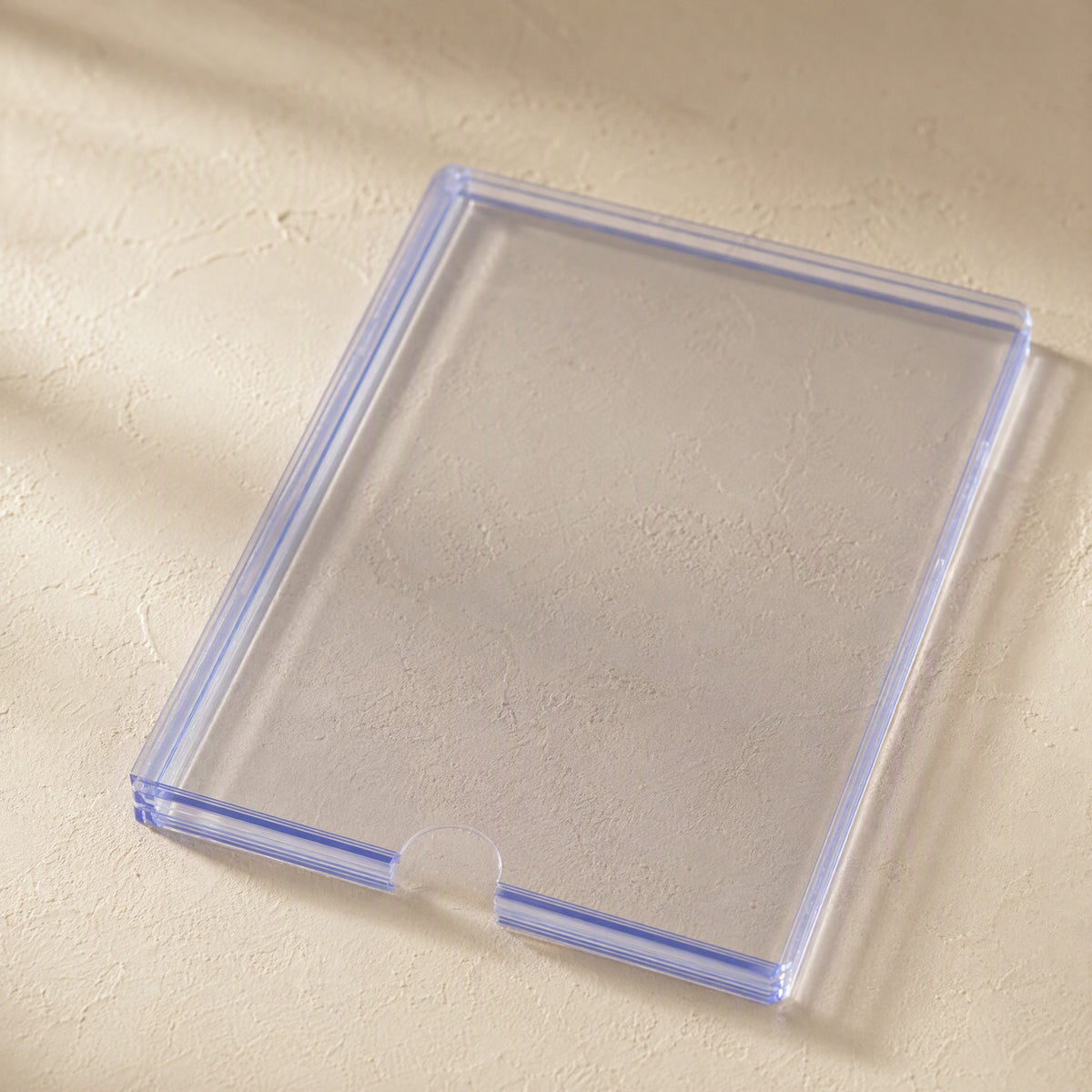 Cardkeep™ PVC Trading Card Holder, material and detail close-up