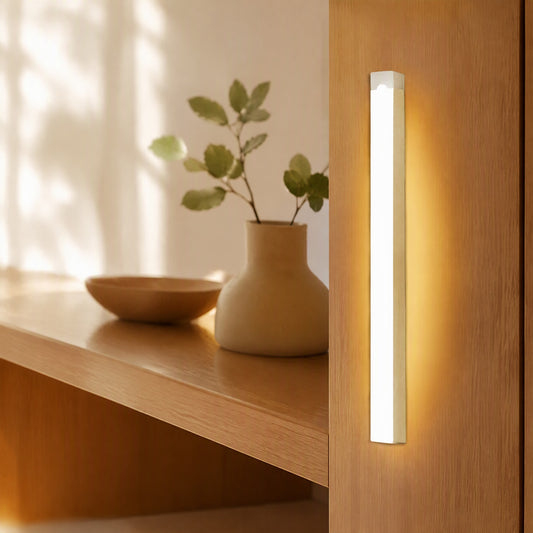 Shelfglow™ Human Body Induction Cabinet Light in a calm home setting