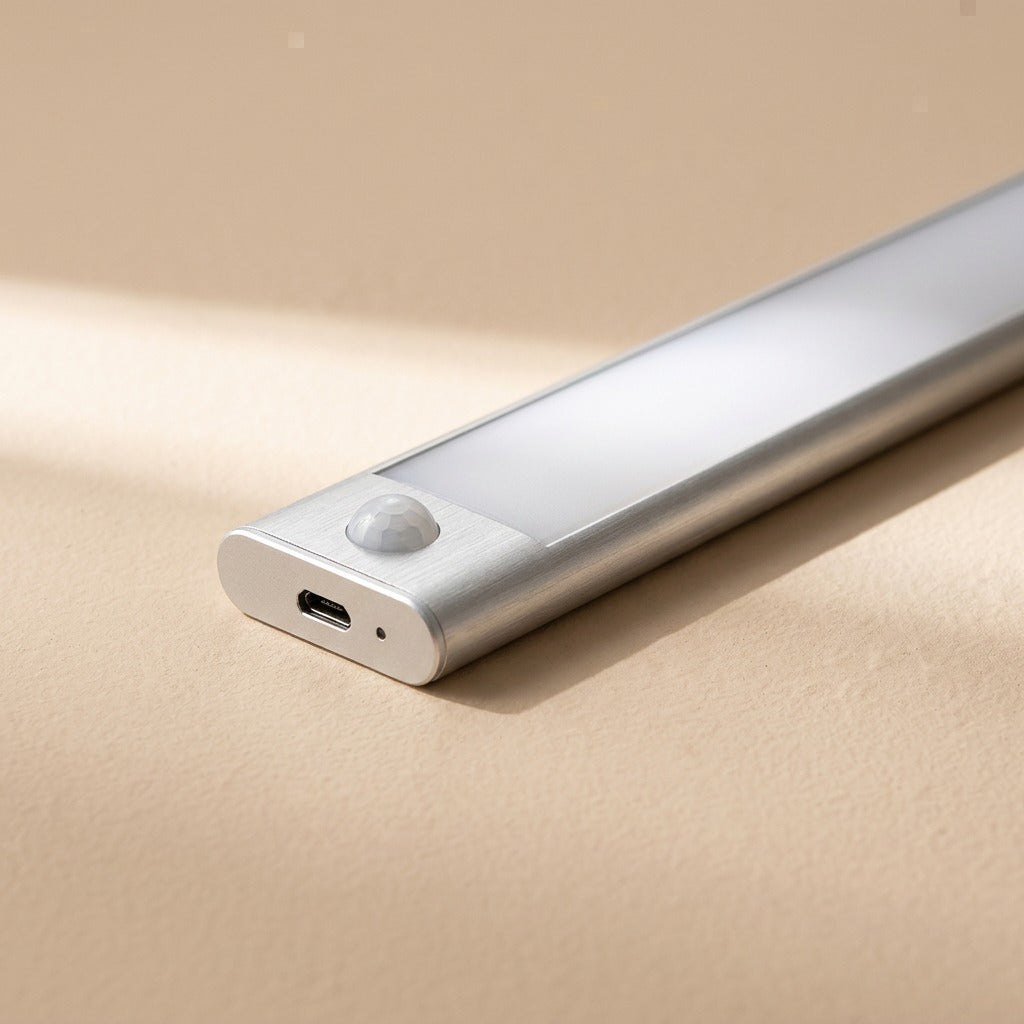 Wakeshine™ Rechargeable Motion Sensor LED Light, material and detail close-up