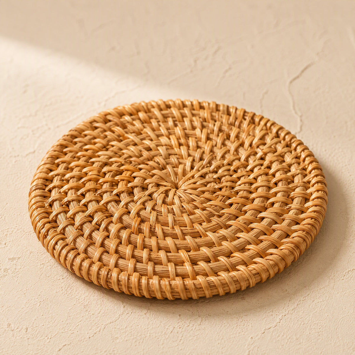 Vineweave™ Vine Rattan Table Mat, material and detail close-up