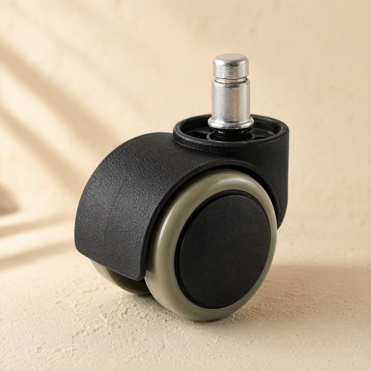 Bloomroll™ Nylon Caster Wheels for Flower Pots, material and detail close-up