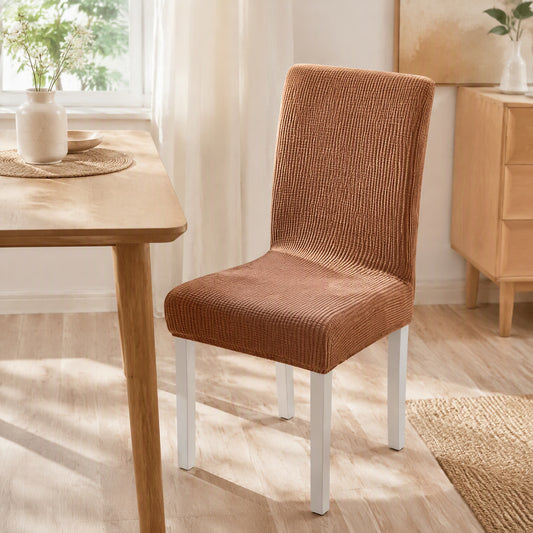 Fleecefit™ Polyester Fleece Chair Cover in a calm home setting