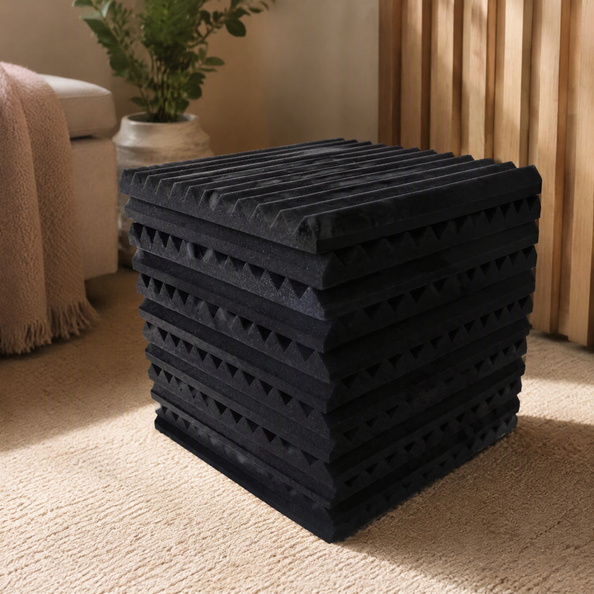 Soundnest™ 30cm Polyurethane Sound Insulation Cotton, styled close view