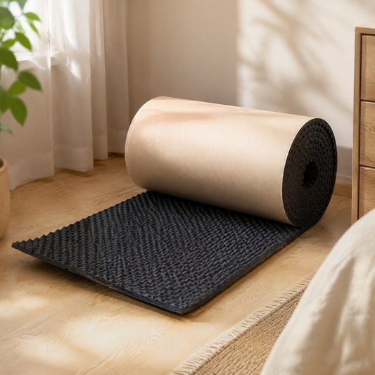 Wallmuff™ Sound-Absorbing Wall Cotton in a calm home setting
