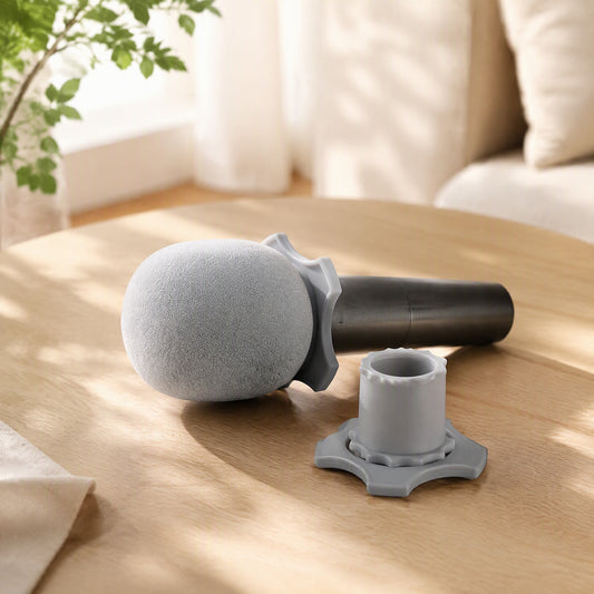 Micfoam™ KTV Microphone Sponge Cover in a calm home setting