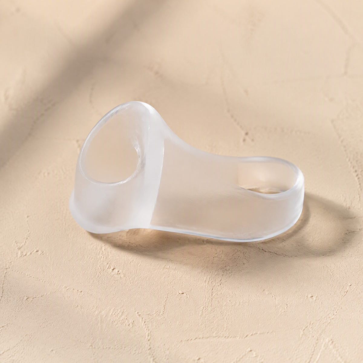 Toeloop™ Silicone Big Toe Separator Ring, material and detail close-up