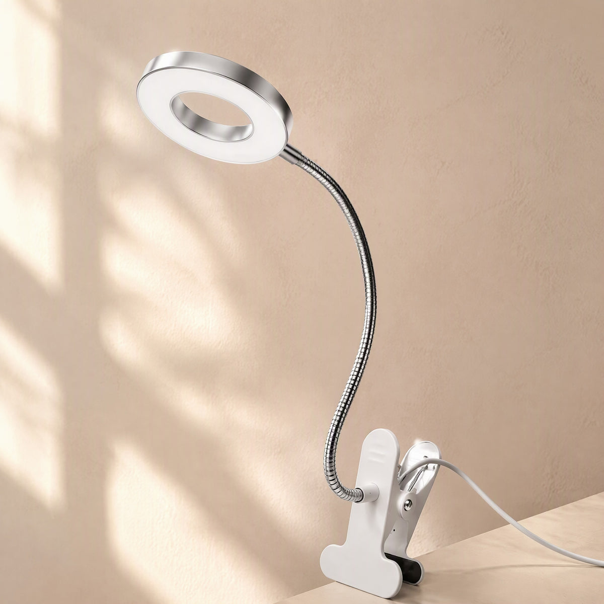 Deskhalo™ 90mm LED Desk Lamp, material and detail close-up
