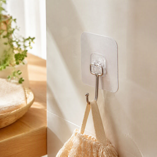 Gripcling™ Acrylic Suction Cup Hook in a calm home setting