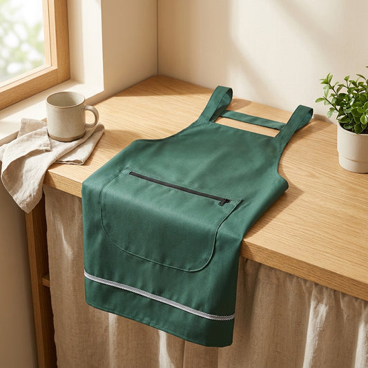 Wovenfold™ Japanese Korean Style Apron in a calm home setting