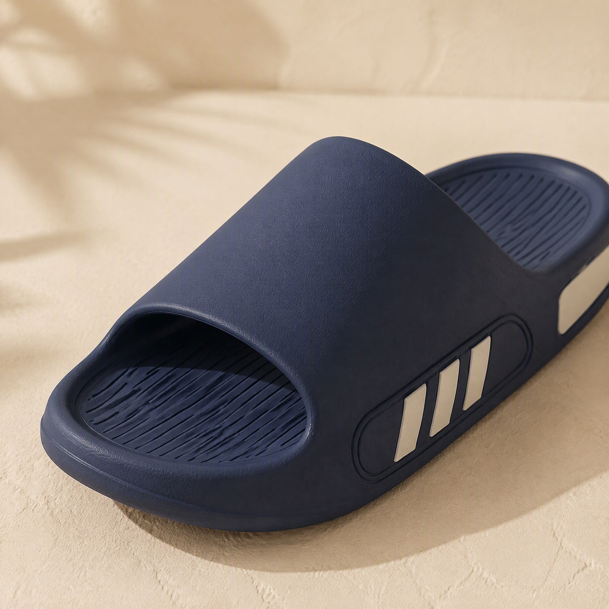 Slideease™ Men’s PVC Slide Sandals, material and detail close-up