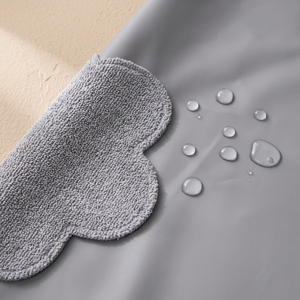 Splashcape™ TPU Waterproof Kitchen Apron, material and detail close-up
