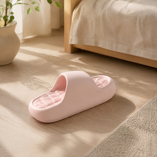 Foamstep™ EVA Foam Indoor Slippers in a calm home setting