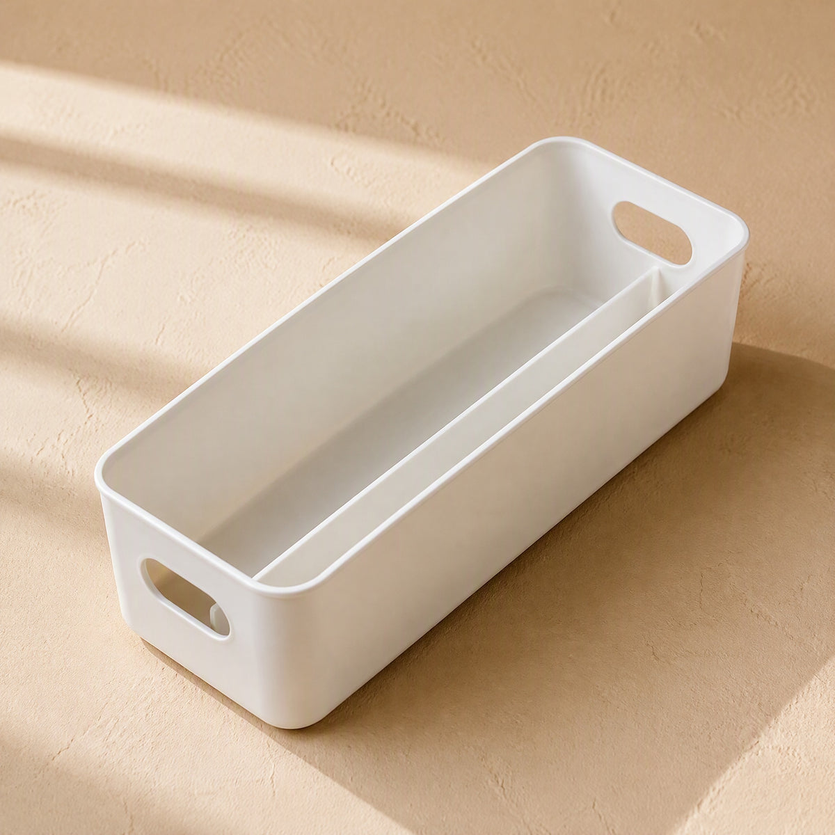 Drawercove™ Plastic Drawer Storage Box, material and detail close-up